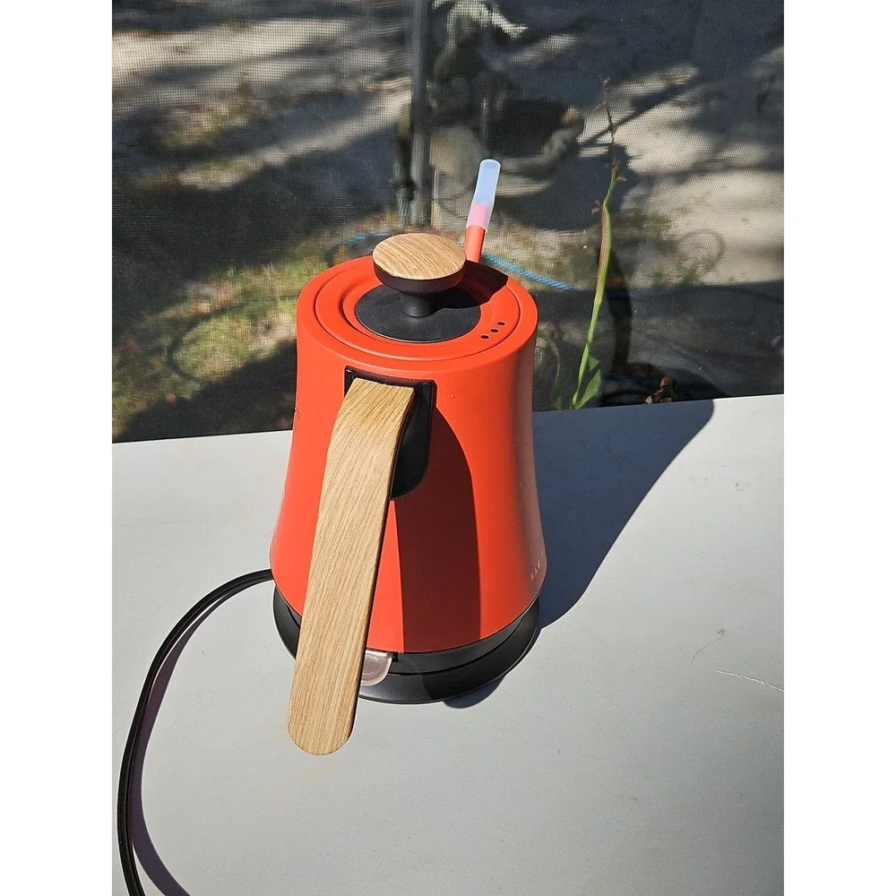 Rae Dunn Electric Kettle MELT Snowman Heat Water Hot‎ Cocoa Christmas Gooseneck